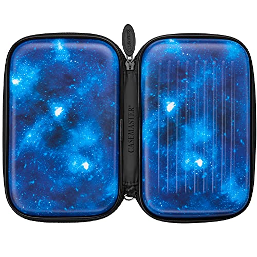 CASEMASTER حافظة كاسماستر سينتينل 6 للسهام، تحمل ملحقات إضافية، نصائح، أعمدة وطائرات، متوافقة مع سهام الرأس الصلب والرأس الناعم، غلاف تكتك مقاوم للصدمات والماء، جالاكسي - Image 2