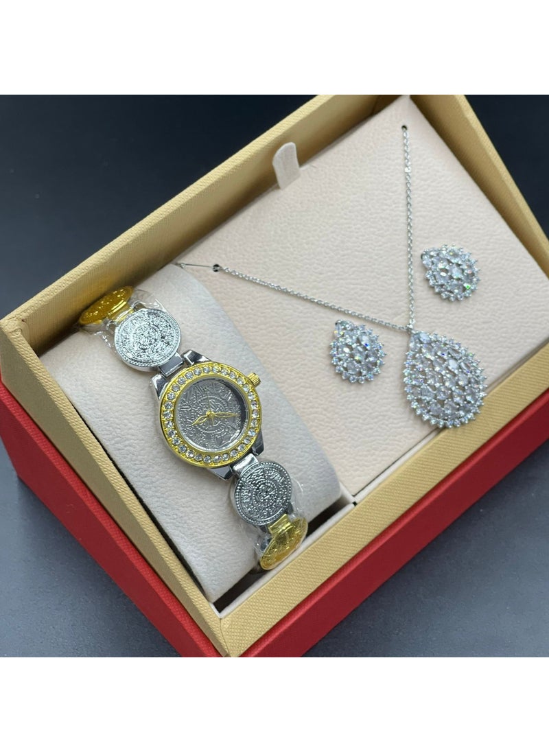 Rivoli Women's Rivoli set consisting of a watch, chain and earring 