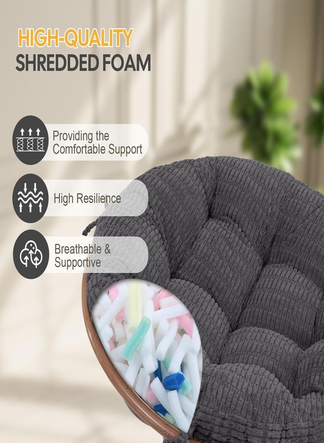 idee-home كرسي باباسان كوشيو، رمادي - Image 3