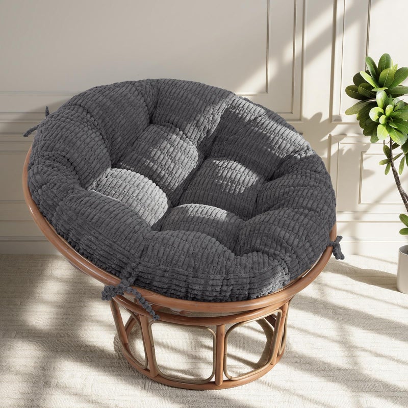 idee-home كرسي باباسان كوشيو، رمادي - Image 1