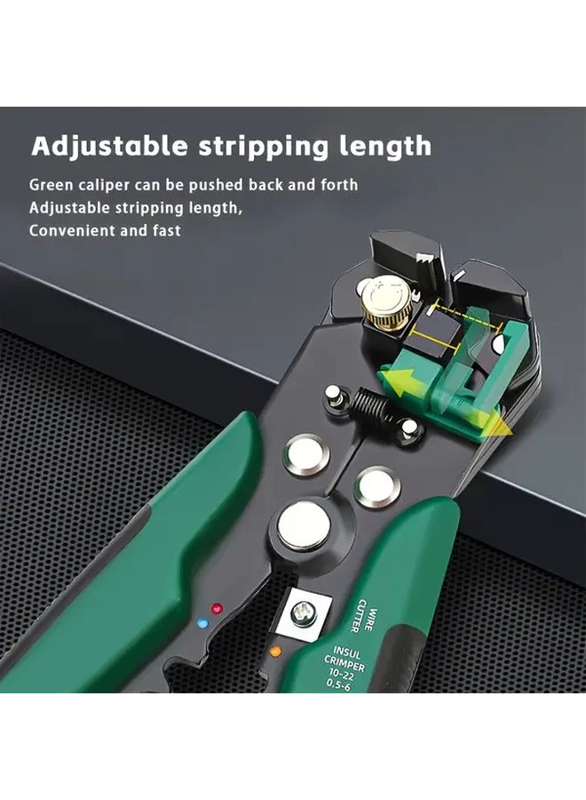 Automatic Wire Stripper Cutter Multifunctional Tool with Insulation Stripping and Crimping Device - Image 5