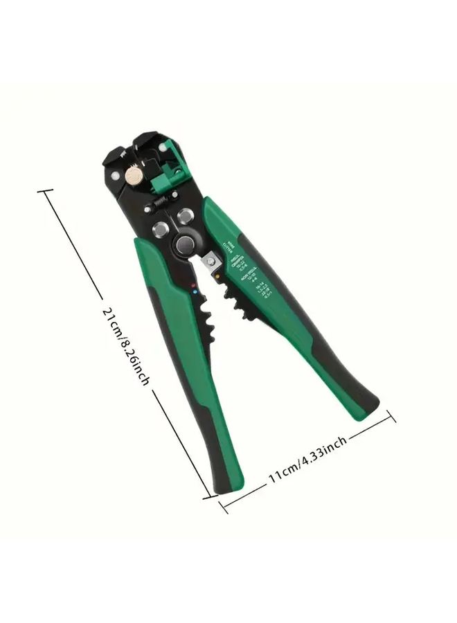 Automatic Wire Stripper Cutter Multifunctional Tool with Insulation Stripping and Crimping Device - Image 3