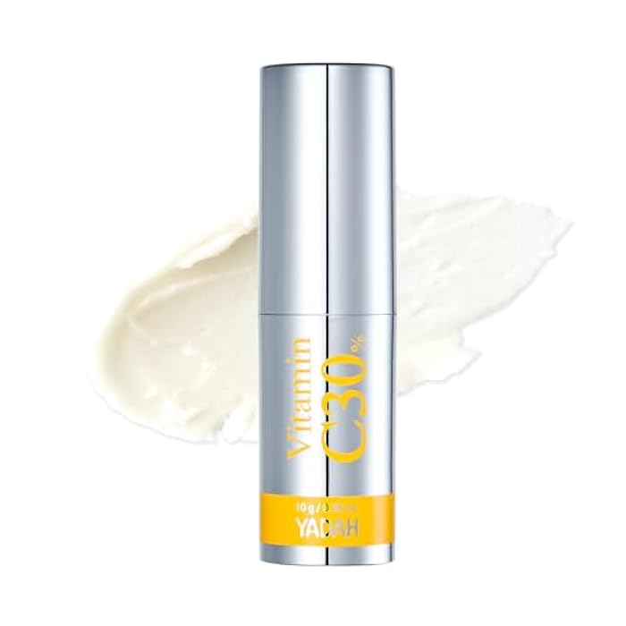 YADAH Vitamin C 30 Correcting Balm (0.35oz) – All-in-one Multi Care for Dark Spot Remover, 30% Pure Ascorbic Acid & Vitamin E for Radiant Nourished Skin, Starter & Finishing Balm and Skin Brightening - Image 1