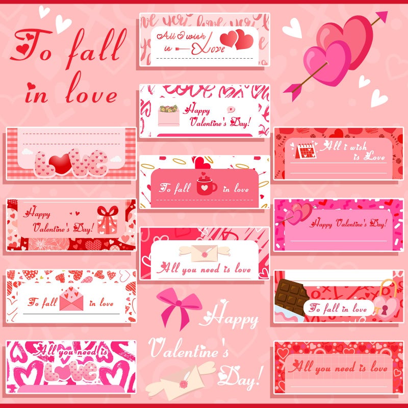 Lincia 36 Pack Valentine's Day Mini Notepads Valentines Gifts Bulk 4 x 3 Inch Heart Small Notebook Valentines Stationery Galentines Party Favors for Teacher Student School Classroom Supplies(Love) - Image 4