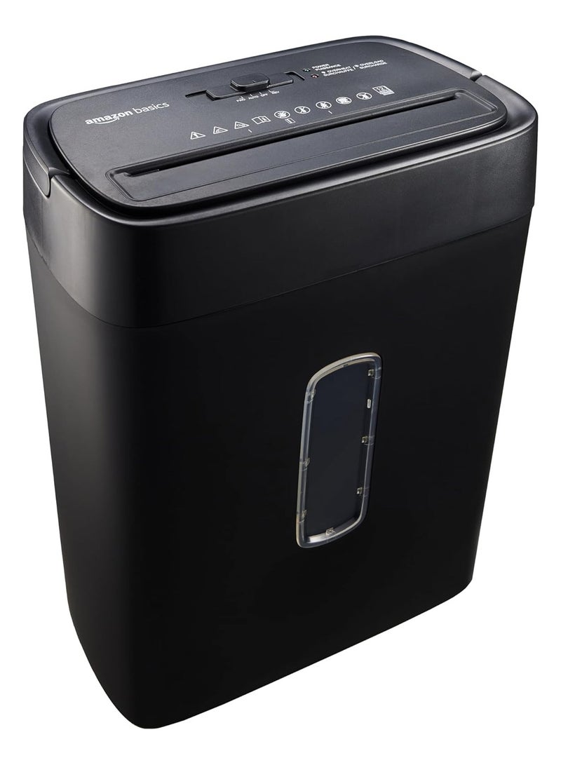 Generic Cross Cut Paper and Credit Card Shredder, 12 Sheet (New Model), Black  - Image 1