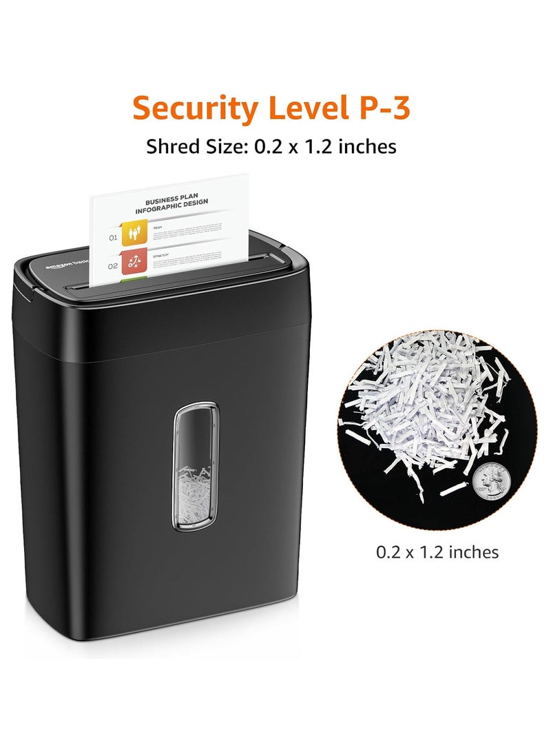 Generic Cross Cut Paper and Credit Card Shredder, 12 Sheet (New Model), Black  - Image 3