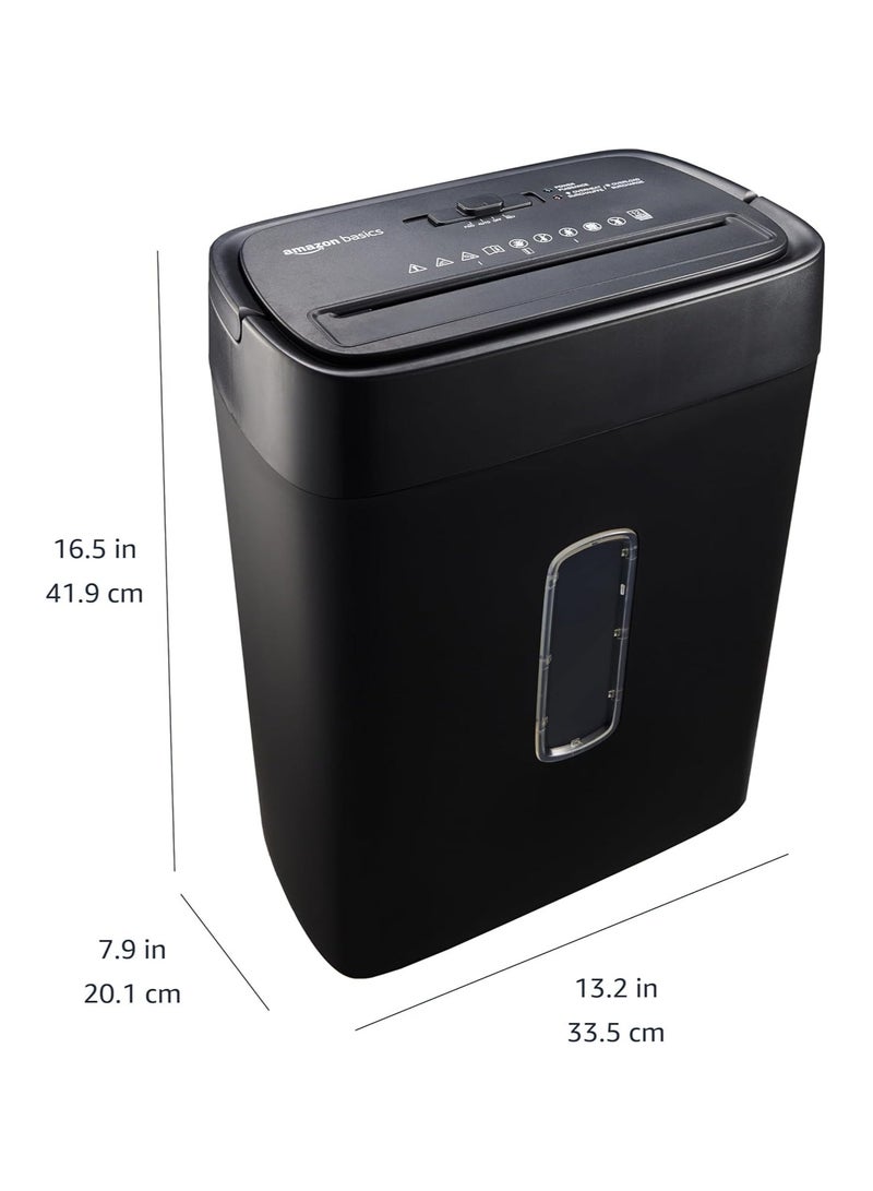 Generic Cross Cut Paper and Credit Card Shredder, 12 Sheet (New Model), Black  - Image 5