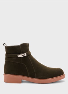 Robert Wood Suede Pull On Boots  - Image 1