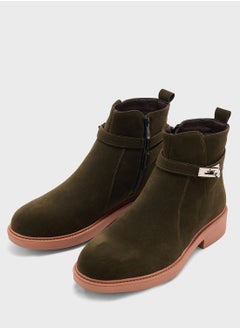 Robert Wood Suede Pull On Boots  - Image 4