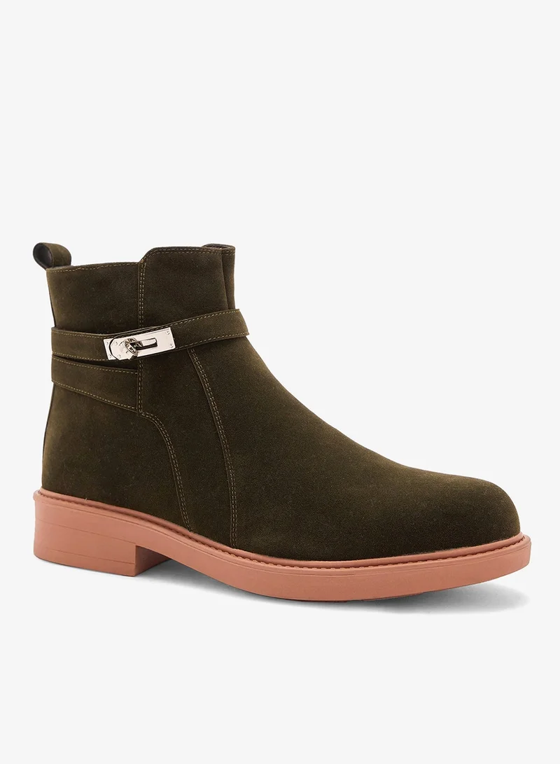 Robert Wood Suede Pull On Boots
