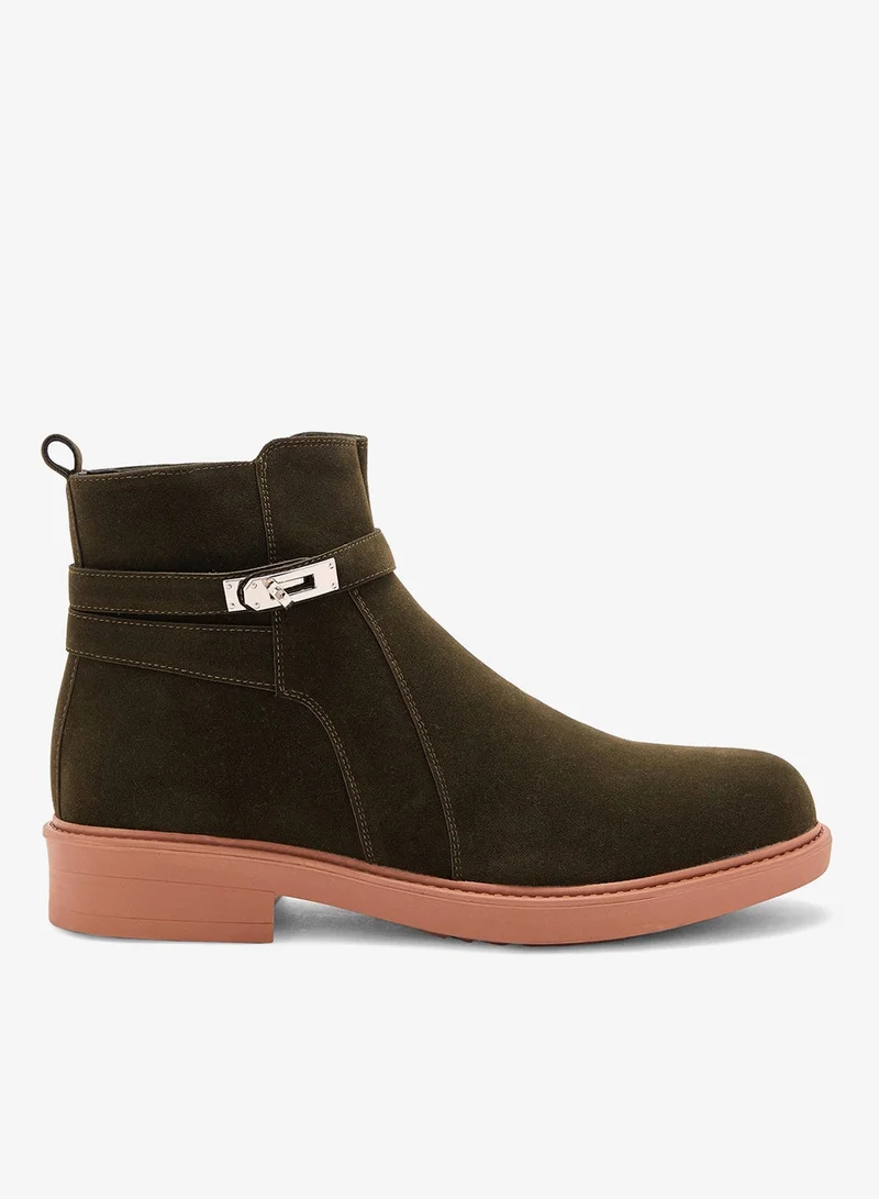 Robert Wood Suede Pull On Boots