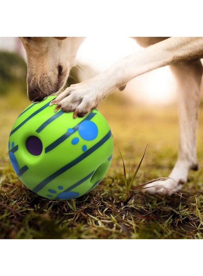 Interactive Dog Toys Ball Giggle Squeaky Ball Dog Toys - (Giggle Ball, Large 5.5Inch) Medium And Large Breeds, Helps Keep Dogs Happy, Healthy, And Fit Safe - Image 5