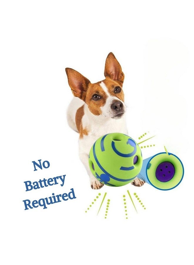 Interactive Dog Toys Ball Giggle Squeaky Ball Dog Toys - (Giggle Ball, Large 5.5Inch) Medium And Large Breeds, Helps Keep Dogs Happy, Healthy, And Fit Safe - Image 3