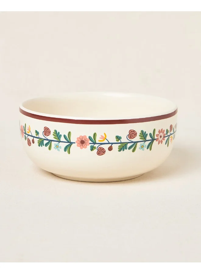 Chumbak Tiara Serving  Bowl, 8" dia | Kashmir Trails