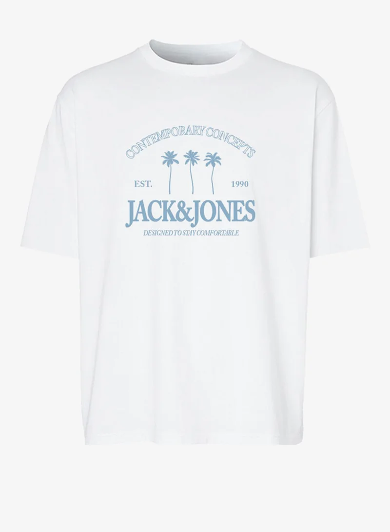 جاك وجونز جونيور تيشيرتات أطفال بياقة دائرية عبوة متعددة