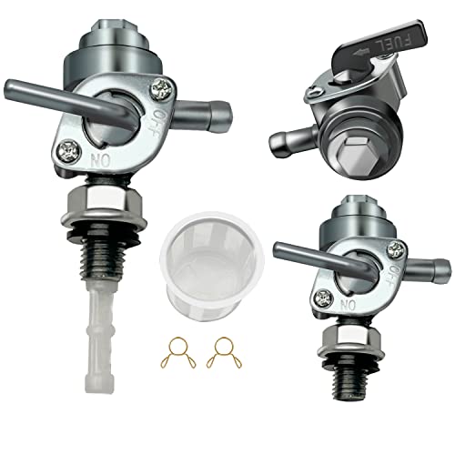 Sofo 2 Pack Generator Male Fuel Petcock Shut Off Valve M10X1.25mm with Fuel Strainer Fit for Honda EU2000i EU2200i EU3000iS for Predator 2000 3500 Inverter for Yamaha EF2000iS EF2200iS Gas Tank Switch - Image 2