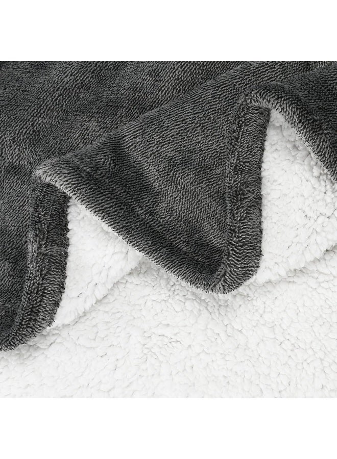 Tirrinia Tirrinia Oversized Blanket Hoodie, Wearable Fluffy Sherpa Blanket, Cozy Sweatshirt Blanket Gift for Adult Women Men Girlfriend - Image 5