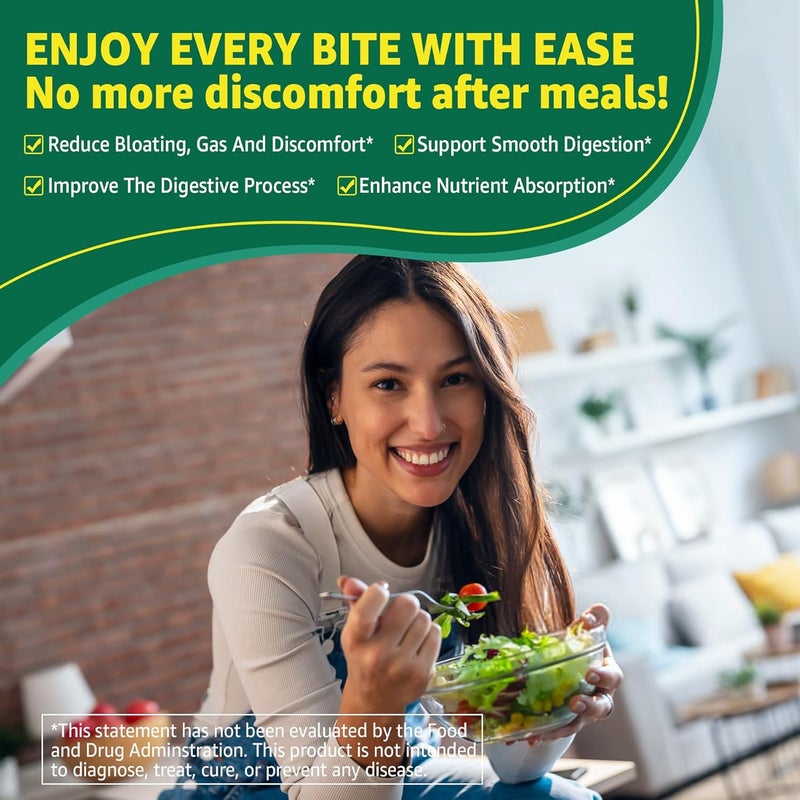 EnvyCure Digestive Enzymes Gummies for Women  Men MultiEnzymes with 90Billion CFU Probiotics and Prebiotics  Postbiotic Vegetable  Fruit Fiber Blend Super Enzymes for Digestive  Gut HealthImmune60Cts - Image 3