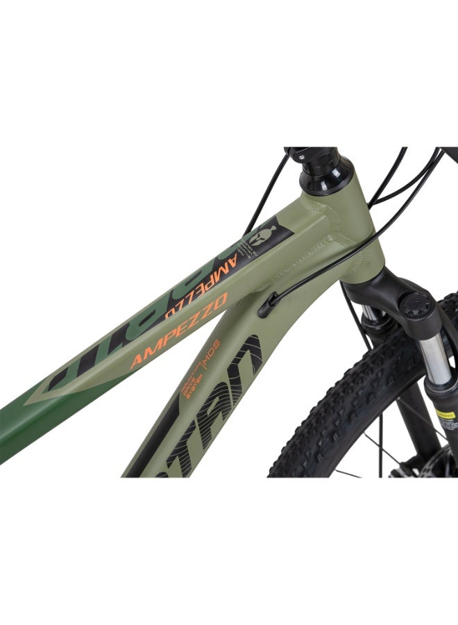 Spartan Ampezzo 27.5" MTB – 17.5" Alloy Frame, Shimano 3x7 Speed Drivetrain, Front Suspension Fork, Alloy Disc Brakes, 27.5x2.1" CST MTB Tyres, Trail-Ready Mountain Bike | SP-3005-27-ARMGRN - Image 4
