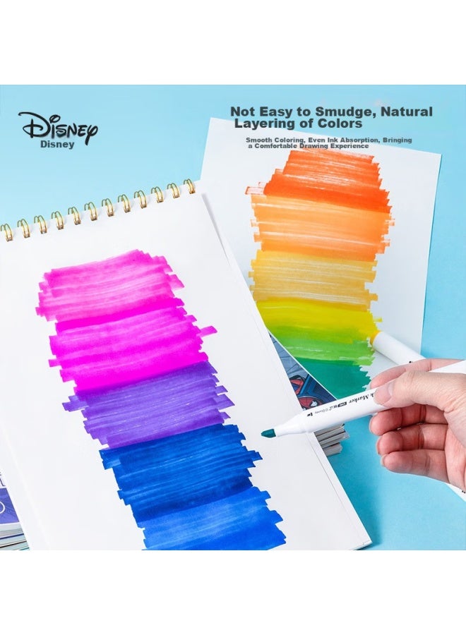 Disney Marker-specific Drawing Book, A4/30 Pages, Elsa Princess Children's Art Sketchbook, Thickened Anti-penetration, Frozen E0336f1 - Image 3