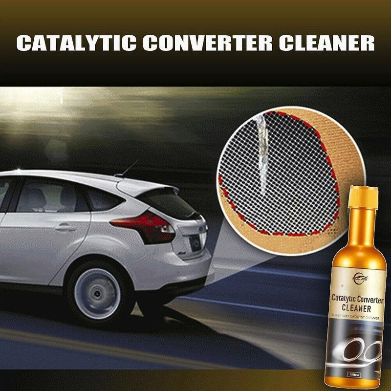 Catalytic Converter Cleaner: 50% Lower Hydrocarbon Emissions - Deep Clean Without Removal Engine Booster for Gasoline, Diesel, Flex-Fuel Vehicle Maintenance - Image 4
