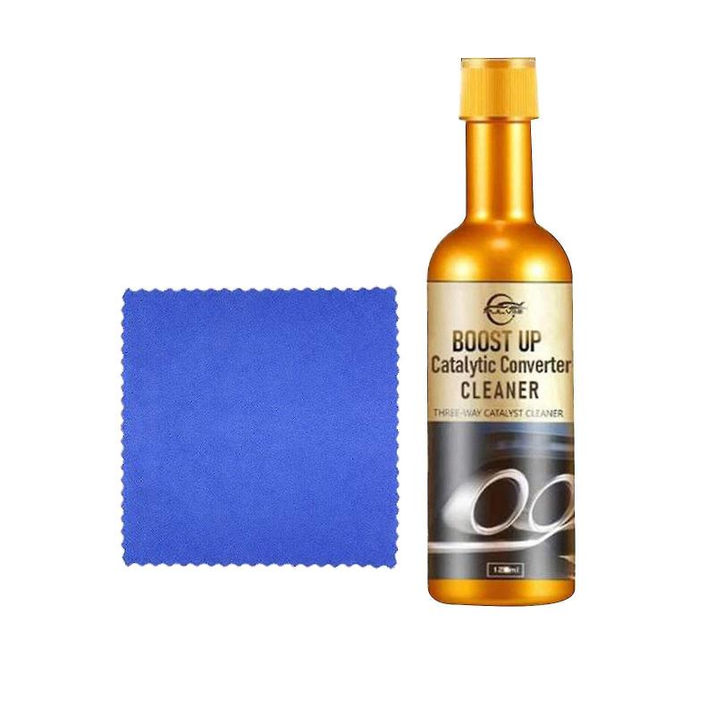 Catalytic Converter Cleaner: 50% Lower Hydrocarbon Emissions - Deep Clean Without Removal Engine Booster for Gasoline, Diesel, Flex-Fuel Vehicle Maintenance - Image 2