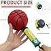 Oleitodh 40Pcs 6 Inflatable Mini Basketball Balls Bulk Inflatable Small Basketball Set PVC Small Basketballs for Over The Door Hoop Games Party Favors Indoor Outdoor Play Adults Kids Pool Beach - Image 3