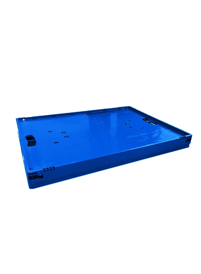 Ethic Solutions Heavy Duty Folding Storage Box 800×600×530mm – Extra Large Collapsible Closed Plastic Crate, Foldable Bulk Container, Warehouse Storage Bin, Collapsing Crate for Industrial Transport & Organization  - Image 3