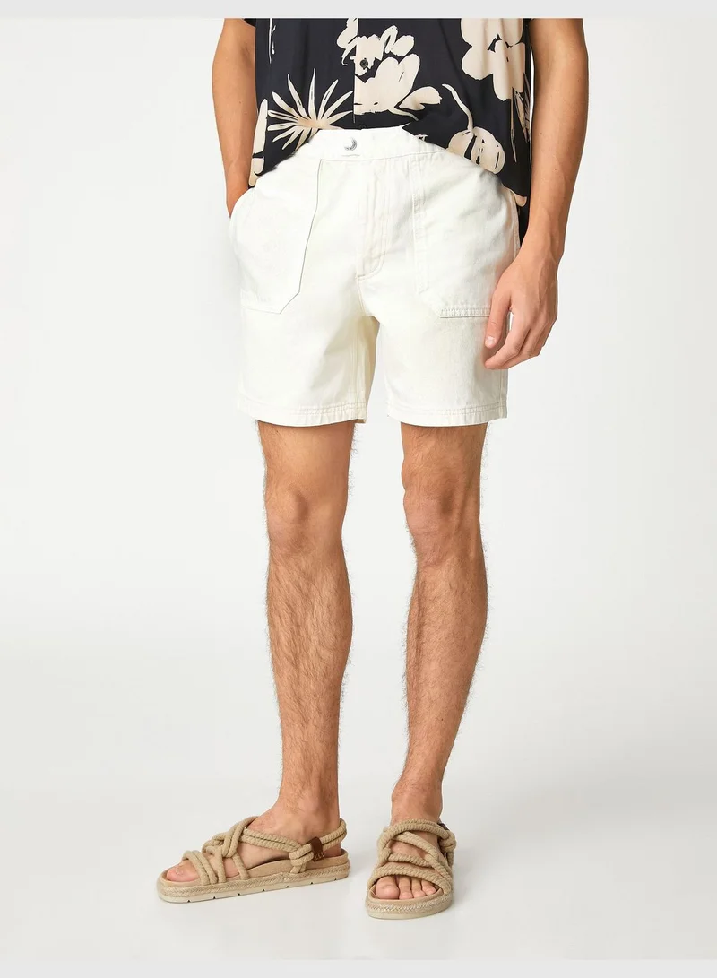 KOTON Bermuda Shorts Drawstring