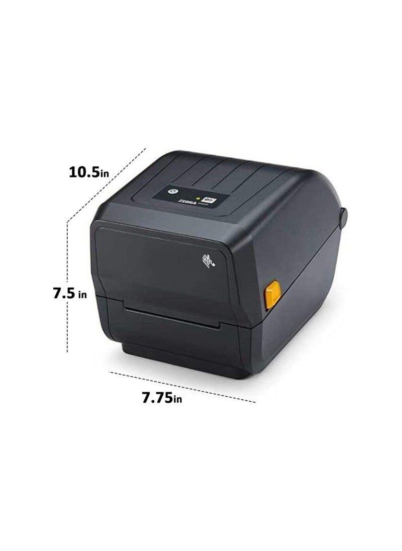 ZEBRA - Zebra ZD220t (Upgraded Version of Zebra GC420t) Thermal Label Desktop Printer for Shipping Labels, Barcodes & Receipt ! Print Width 4 in ! 203DPI ! Label Printer 4X6 ! Barcode Printer. - Image 1