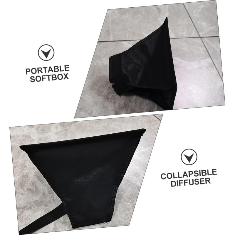 2pcs Foldable Flash Softbox Diffuser Cover Hook Closure Portable Lightweight Photography Light - Image 5