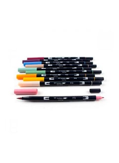 Tombow Tombow 56216 Dual Brush Pen Art Markers, Cottage, 10-Pack. Blendable, Brush and Fine Tip Markers  - Image 2