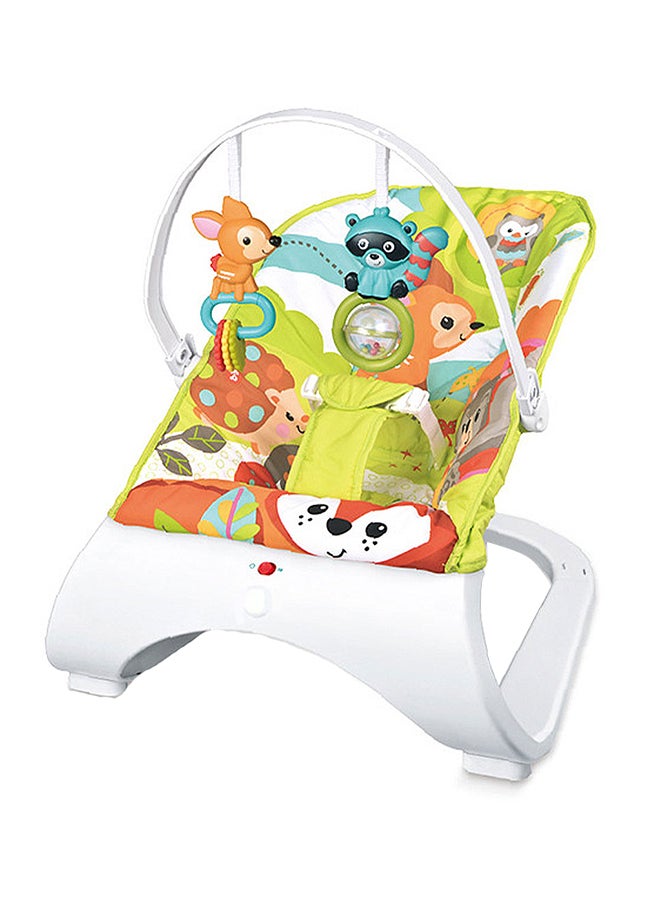 MaBaby Vibrating Infant Baby Rocker Swing, Multifunctional Baby Bouncer Chair With Interactive Toy Rack And Music  - Image 1