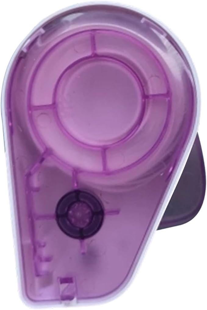 Purple Manual Sticker Dispenser with Pushbutton Function for Rolls PP Teaching Material - Image 1