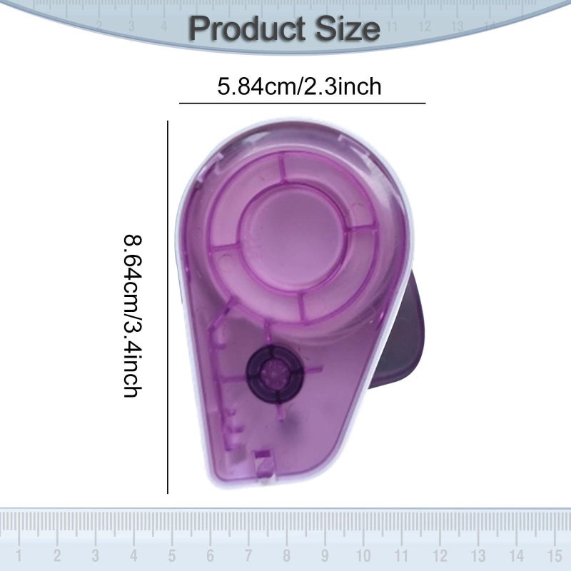 Purple Manual Sticker Dispenser with Pushbutton Function for Rolls PP Teaching Material - Image 5
