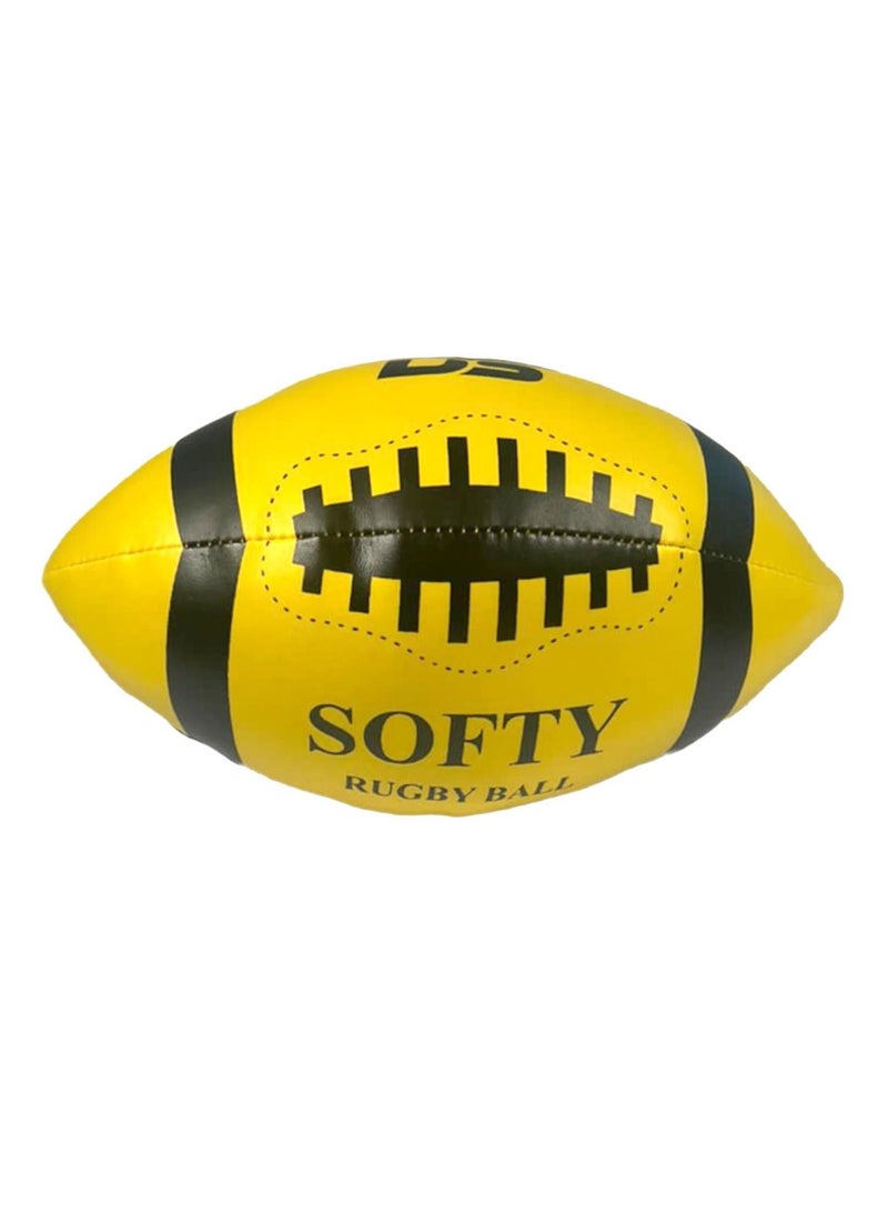 DAWSON SPORTS كرة الرجبي الناعمة الصفراء مقاس 5 بوصات - Image 2