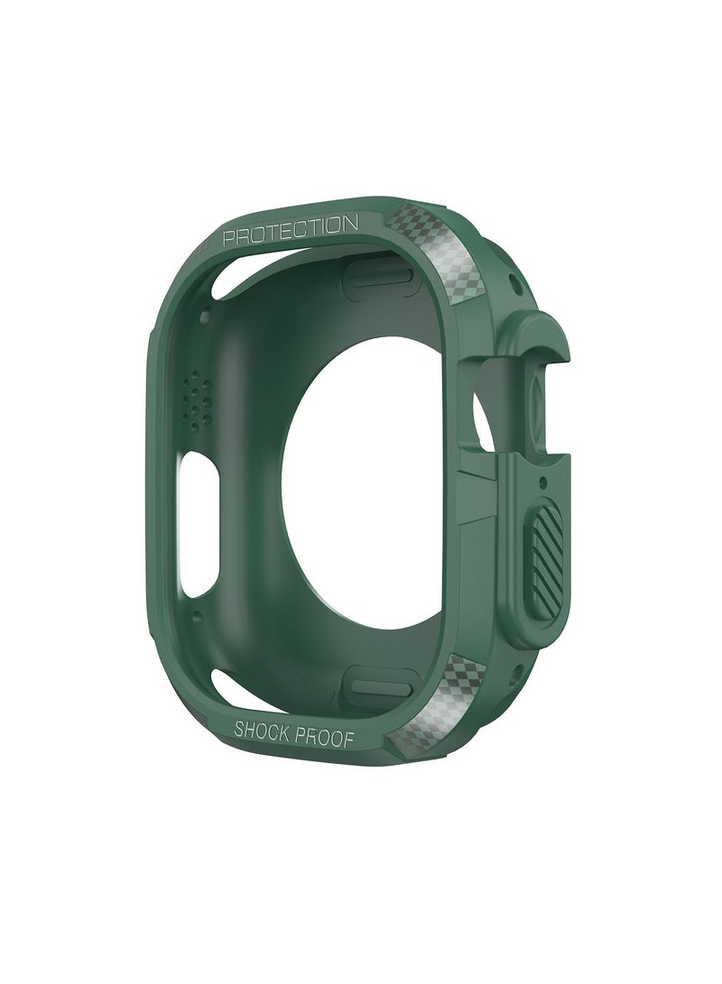 Compatible for Apple Watch Ultra 49mm Case Shockproof TPU Protective Bumper Case Lightweight Shock Absorbent Cover for iWatch Ultra 49mm - Image 1