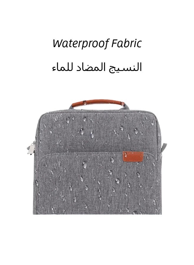 رفيق الرحلة  حقيبة كمبيوتر محمول 13.3 بوصة مضادة للماء مع حزام كتف – تناسب ماك بوك إير 13 بوصة، ديل إكس بي إس 13، إتش بي إنفي، لينوفو يوغا والمزيد" - Image 1