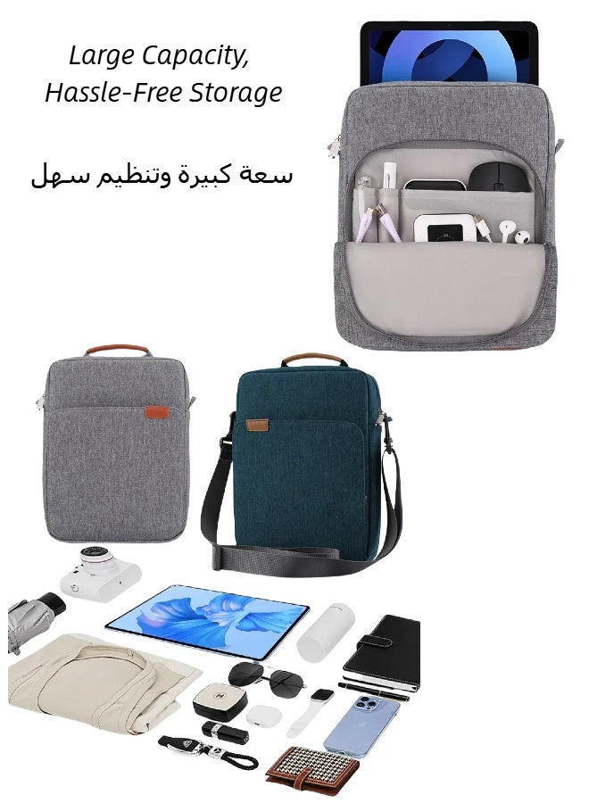 رفيق الرحلة  حقيبة كمبيوتر محمول 13.3 بوصة مضادة للماء مع حزام كتف – تناسب ماك بوك إير 13 بوصة، ديل إكس بي إس 13، إتش بي إنفي، لينوفو يوغا والمزيد" - Image 3
