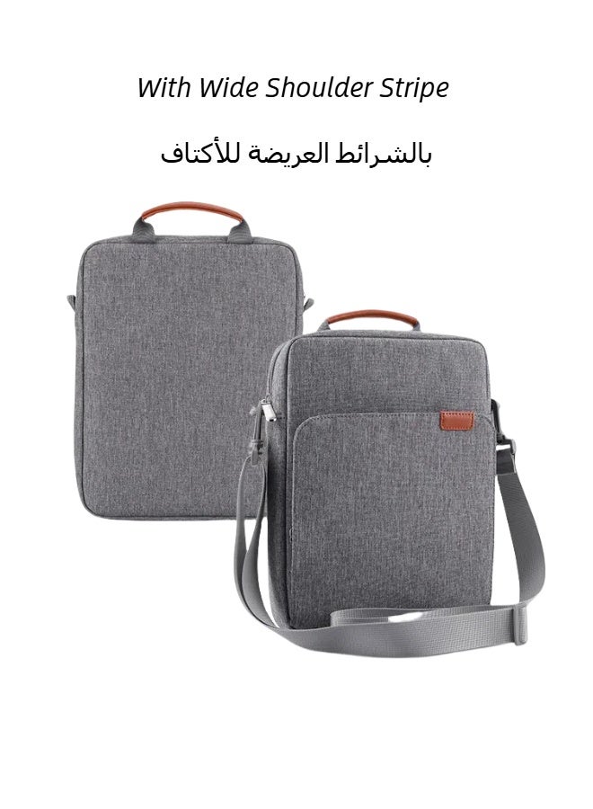 رفيق الرحلة  حقيبة كمبيوتر محمول 13.3 بوصة مضادة للماء مع حزام كتف – تناسب ماك بوك إير 13 بوصة، ديل إكس بي إس 13، إتش بي إنفي، لينوفو يوغا والمزيد" - Image 2