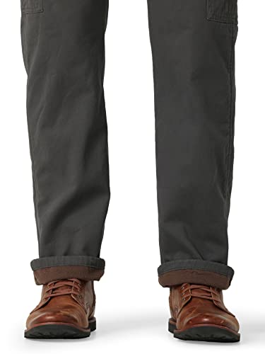Wrangler Authentics Fleece Lined Cargo Pant, Anthracite Twill, 42W X 30L - Image 3