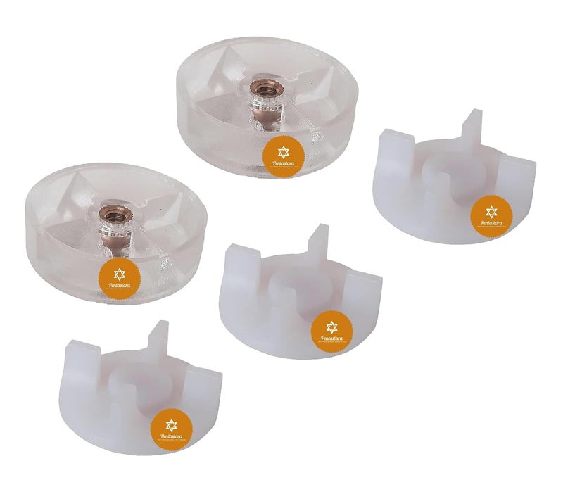 PENTASTARACoupler Gear Suitable for MAGIC BULLETWONDERCHEFPRESTIGE Blenders 2 Units Motor Coupler 3 Units Jar CouplerMaterialPlastic - Image 1