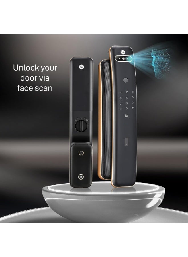 Yale Luna Pro Plus Smart Door Lock with Facial Recognition, Fingerprint & PIN Code, Push and Pull - Image 3
