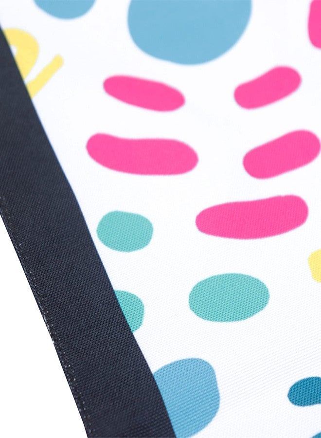 Zeba World Fun Geometric Pattern Multicoloured Dining Table Runner with Flange for Six Seater Table. (Size : 12" X 84" ; 30 Cms X 213 Cms) - Image 4