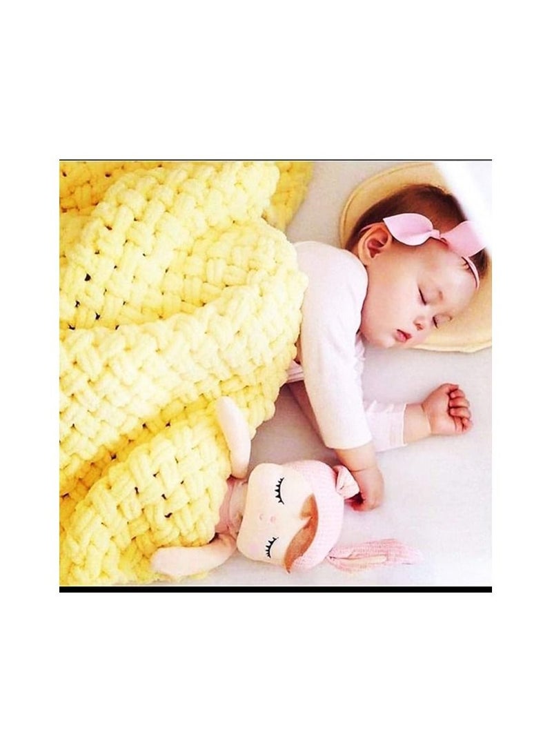 أليزا خيوط اليزا بافي غزل ناعمة منفوشة من 4 بكرات اليز للاطفال مصنوعة من المايكرو بوليستر بنسبة 100% بوزن 400 غرام وطول 39.3 ياردة (141- ازرق ملكي) - Image 2