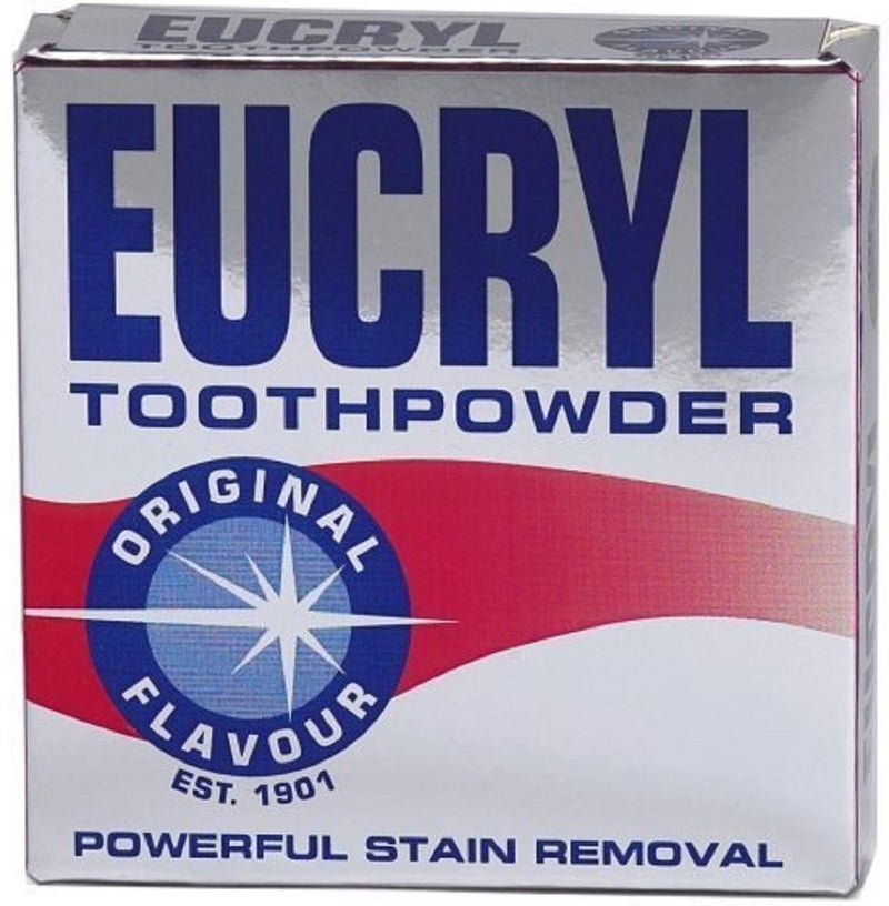 Eucryl Toothpowder Original Powerful Stain Removal 50gx2 Pack Of Two