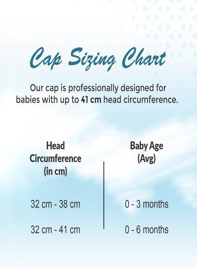 a baby cherry 100% Organic Cotton Baby Caps for Born 0-3 Months | Cap Mittens and Booties Set for New Born Baby | Soft & Comfortable Unisex Baby Accessories for Boys & Girls - Image 3