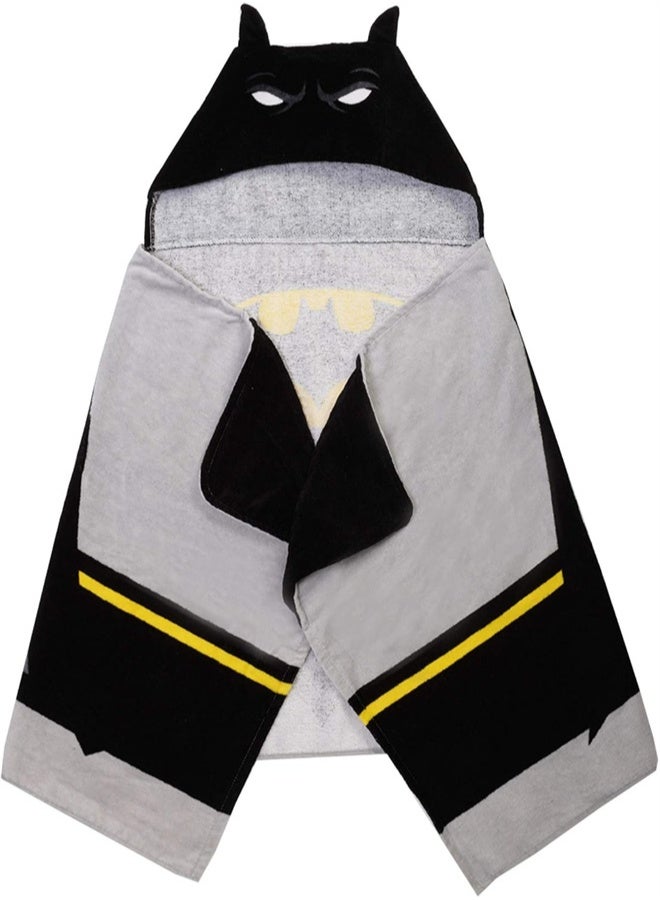 HOMESTAR Soft Batman Kids Hooded Bath Towel, 24*48 Inch, Absorbent Cotton, Cozy Beach, Pool Wrap for Boys and Girls 3-7 - Image 5