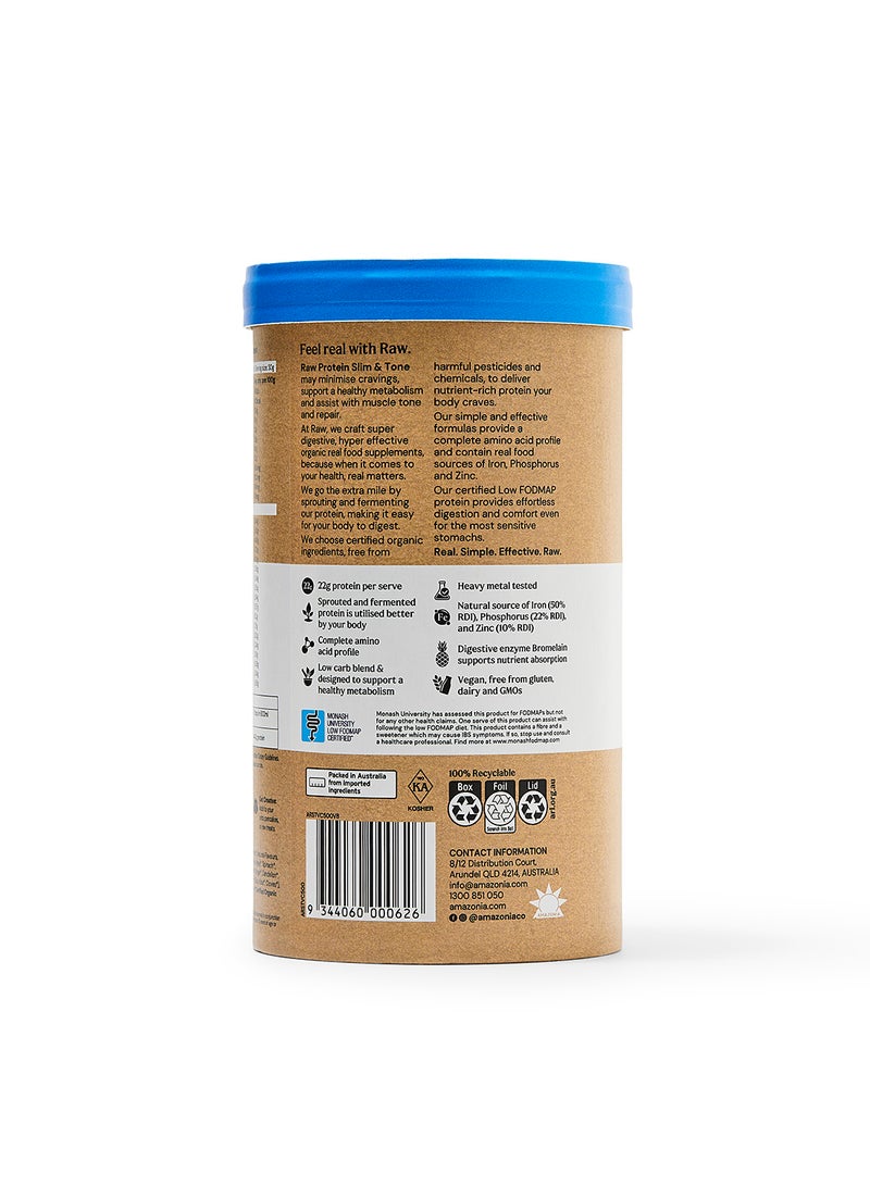 Raw Amazonia Raw Protein Slim & Tone Vanilla Cinnamon 500g - Image 3