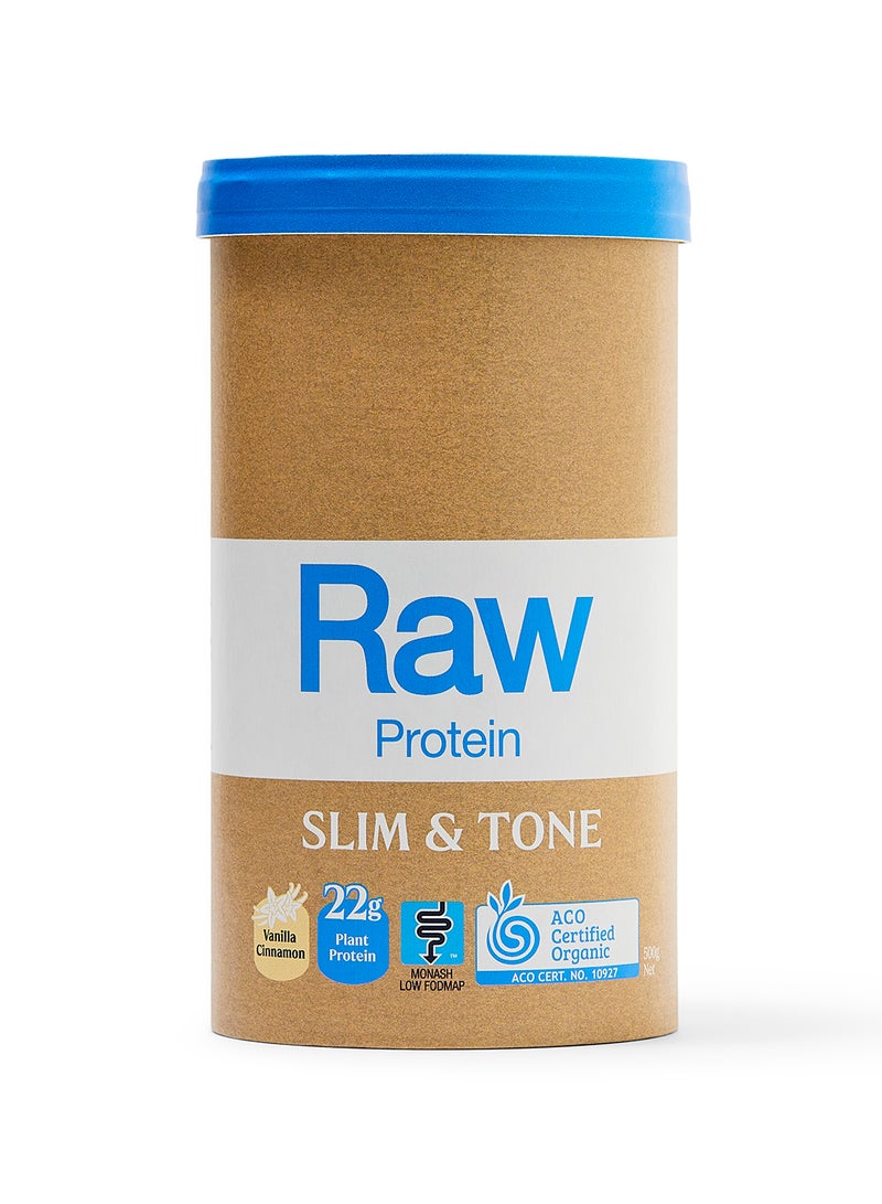 Raw Amazonia Raw Protein Slim & Tone Vanilla Cinnamon 500g - Image 1